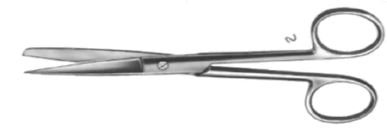 Chirugische Schere Metall