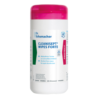 CLEANISEPT® WIPES FORTEAlkoholfreie Tücher zur Schnelldesinfektion