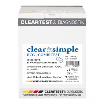 clear & simple hCG Combi Schwangerschaftstest