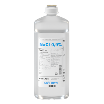 Isotone Kochsalz-Lösung 0,9% Braun Infusionslösung