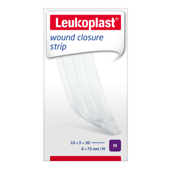 Leukoplast wound closure strip