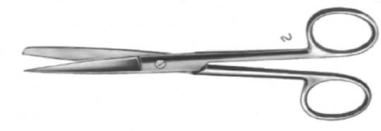 Chirugische Schere Metall