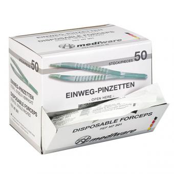 Mediware Einmalpinzetten steril Kunststoff