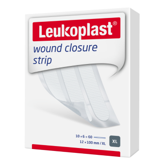 Leukoplast wound closure strip