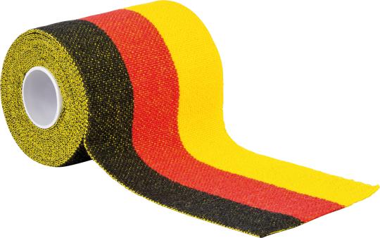 ROGG Kurzzugbinde kohäsiv in Deutschland-Farben - 8 cm x 5 m