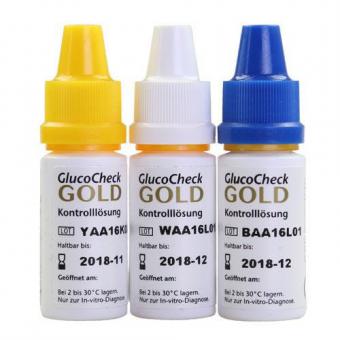 GlucoCheck GOLD Kontrolllösung
