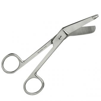 Verbandschere kniegebogen nach Lister Metall