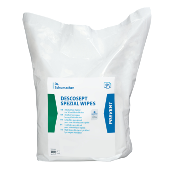 DESCOSEPT SPEZIAL WIPES - Nachfüllpack - Alkoholfreie Tücher zur Schnelldesinfektion