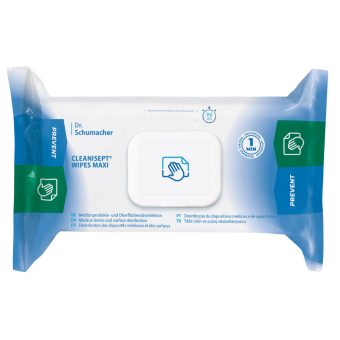 CLEANISEPT® WIPES MAXIAlkoholfreie Tücher zur Schnelldesinfektion