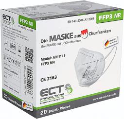 Atemschutzmaske FFP3 ohne Ventil 