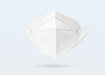 Atemschutzmaske FFP2/KN95 ohne Ventil, weiß 