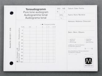 Audiogrammblätter MAICO ST20