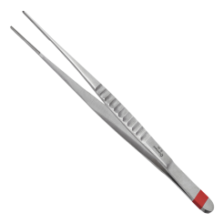 Einmal-Pinzette Metall 15 cm atraumatisch, DeBakey 