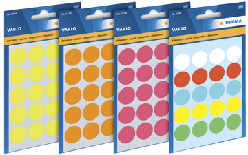 HERMA Markierungspunkte, Durchmesser: 19 mm 