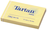 Tartan™ Haftnotizen, hellgelb, 
100 Blatt / Block