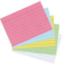 herlitz Karteikarten, DIN A6, liniert