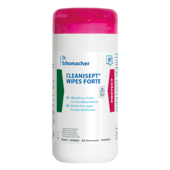 CLEANISEPT® WIPES FORTEAlkoholfreie Tücher zur Schnelldesinfektion 