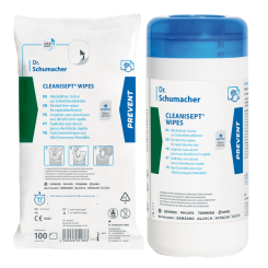 CLEANISEPT® WIPES
Alkoholfreie Tücher zur Schnelldesinfektion