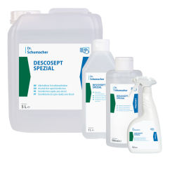 DESCOSEPT SPEZIAL
Alkoholfreies Schnelldesinfektionsmittel 