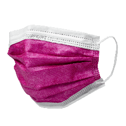 Einmal-Mundschutz Typ IIR bordeaux