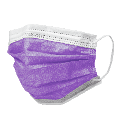 Einmal-Mundschutz Typ IIR lila