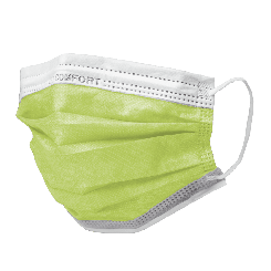 Einmal-Mundschutz Typ IIR limette