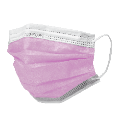 Einmal-Mundschutz Typ IIR pink