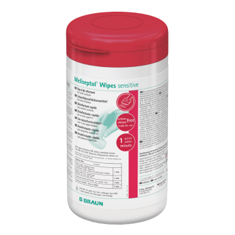 Meliseptol® Wipes sensitive Spenderbox /  60 Tücher