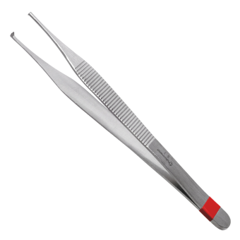 Einmal-Pinzetten Fuhrmann Metall Nach Adson, chirugisch |  12,0 cm