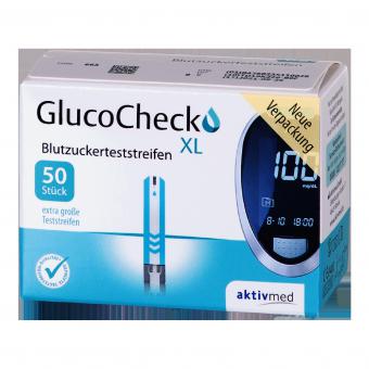 GlucoCheck XL Blutzuckerteststreifen 50 Stück