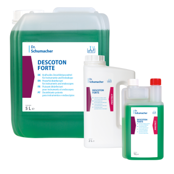 DESCOTON FORTE
Kraftvolles Desinfektionsmittel für Instrumente und Endoskope 