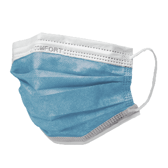 Einmal-Mundschutz Typ IIR blau