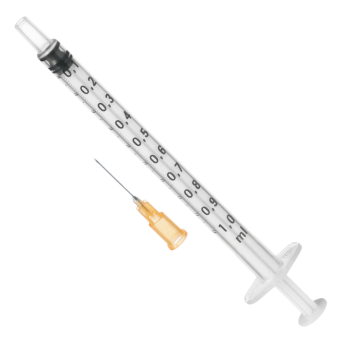 B.Braun Omnifix®-F Duo 1 ml mit bei gelegter Sterican ® - Kanüle 