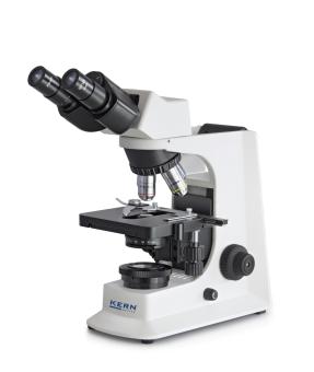 KERN Mikroskope Durchlichtmikroskop Binokular | 4 x / 10 x / 40 x / 100 x | WF 10x20 | LED