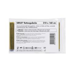 SIRUIS® Rettungsdecke 210 x 160 cm 