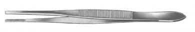 rk - Pinzette anatomische gerade Metall 
